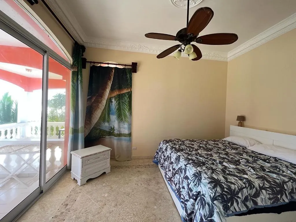 Beachfront Private Villa In Cabarete With 5 Separate Apartments